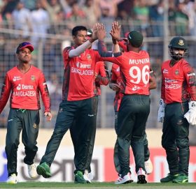 अफगानिस्तानसँगको पहिलो टी–२० क्रिकेटमा बङ्गलादेश ६१ रनले विजयी