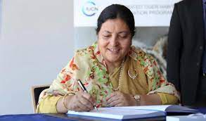 तराइ मधेशको भूभागमा कृषि कार्यलाई प्रोत्साहन गर्दै अन्नबाली उत्पादन बढाउँदा त्यसले देशको अर्थतन्त्रमा ठूलो टेवा दिने :  राष्ट्रपति