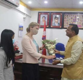 मधेस प्रदेशका मुख्यमन्त्री राउत र बेलायती राजदूतबीच शिष्टाचार भेटघाट