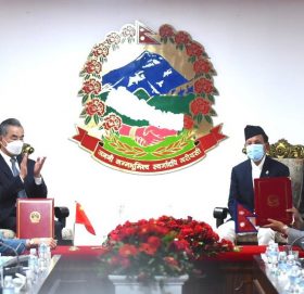 नेपाल र चीन सरकारबीच नौ बुँदे समझदारी–पत्रमा हस्ताक्षर