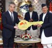 चिनियाँ विदेशमन्त्रीद्वारा पोखरा अन्तर्राष्ट्रिय विमानस्थलको चाबी हस्तान्तरण