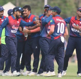 त्रिदेशीय टी–२० अन्तर्राष्ट्रिय क्रिकेट शृङ्खलामा नेपालद्वारा मलेसिया ८५ रनले पराजीत