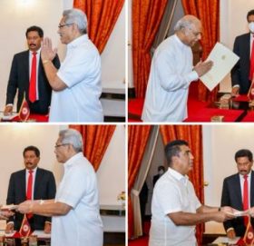 श्रीलङ्कामा नयाँ चार जना मन्त्री नियुक्त