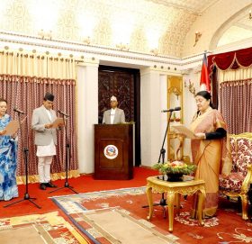 नवनियुक्त राजदूतले लिए पद तथा गोपनीयताको शपथ