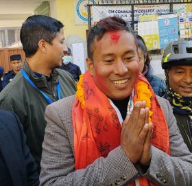 काठमाडौं क्षेत्र नम्बर ८ अन्तर्गत प्रदेशसभा (क) मा  बज्राचार्य विजयी