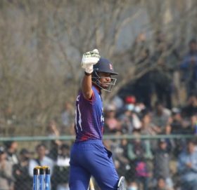 नेपालले विश्व कप क्रिकेट लिग–२ को च्याम्पियन स्कटल्यान्डमाथि २ विकेटको रोमाञ्चक जित