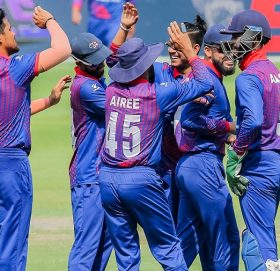 आईसीसी विश्वकप क्रिकेट लिग टूको पहिलो खेलमा नेपाल विजयी