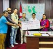 सुदूरपश्चिमेली नेपाली समाजद्वारा हरियाली धनगढी अभियानलाई आर्थिक सहयोग