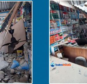 भूकम्पले एउटै पसलमा २० लाख बराबरको क्षति