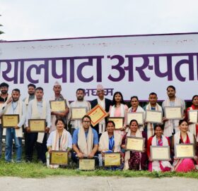 बयालपाटा अस्पतालमा डा. मन्दिप पाठक सहित ३४ जनालाई सम्मान