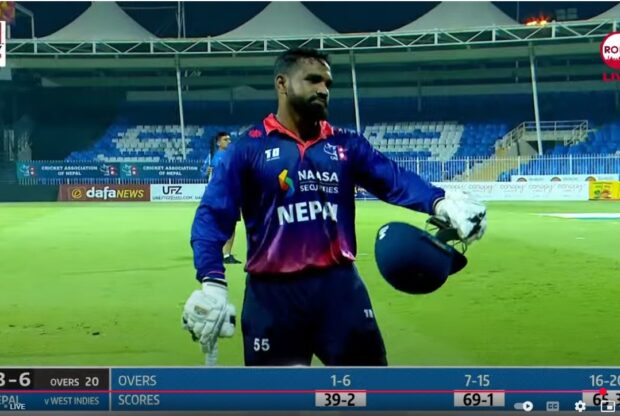 युनिटी कपको दोस्रो खेल : नेपालले दियाे वेष्टइण्डिजलाई १७४ रनको चुनौतीपूर्ण लक्ष्य