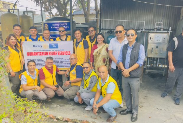 रोटरी एक्सन ग्रुपको पहलमा केन्द्रीय ट्राफिक प्रहरी कार्यालयमा पानी प्रशोधन प्लान्ट पुर्नस्थापना