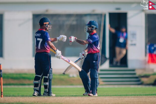 आइसीसी विश्वकप लिग-२ : नेपालले अमेरिकालाई दियो २७२ रनको लक्ष्य