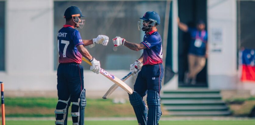 आइसीसी विश्वकप लिग-२ : नेपालले अमेरिकालाई दियो २७२ रनको लक्ष्य